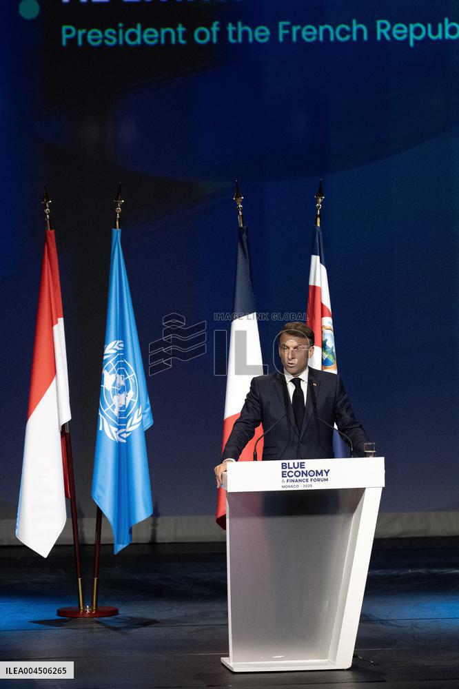 French President Macron visits- Monaco