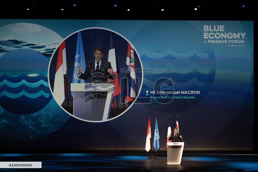 French President Macron visits- Monaco