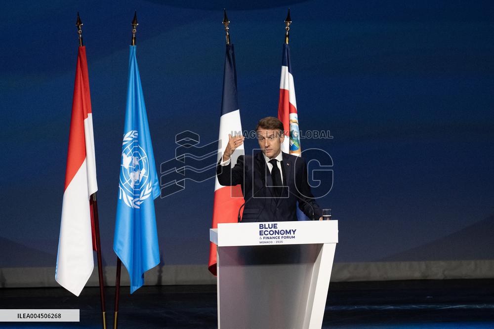 French President Macron visits- Monaco