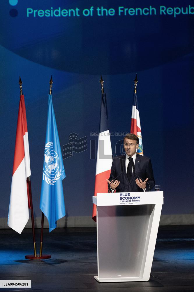 French President Macron visits- Monaco