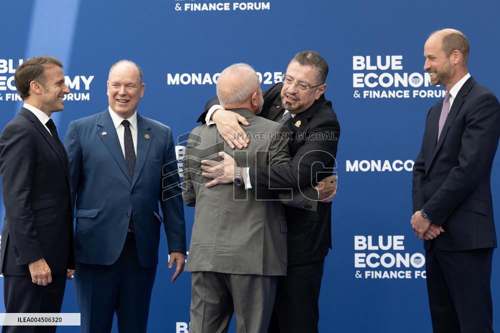 French President Macron visits- Monaco