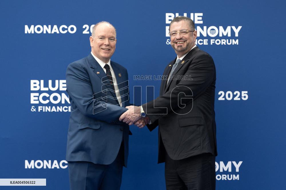 French President Macron visits- Monaco