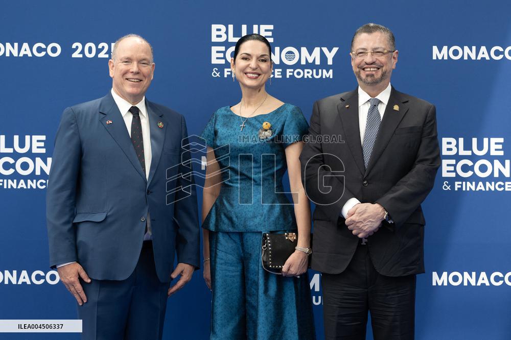 French President Macron visits- Monaco