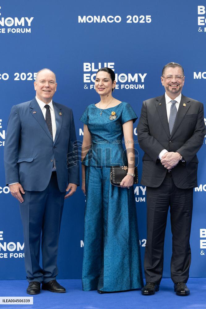 French President Macron visits- Monaco