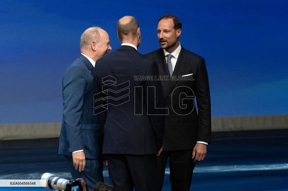 French President Macron visits- Monaco