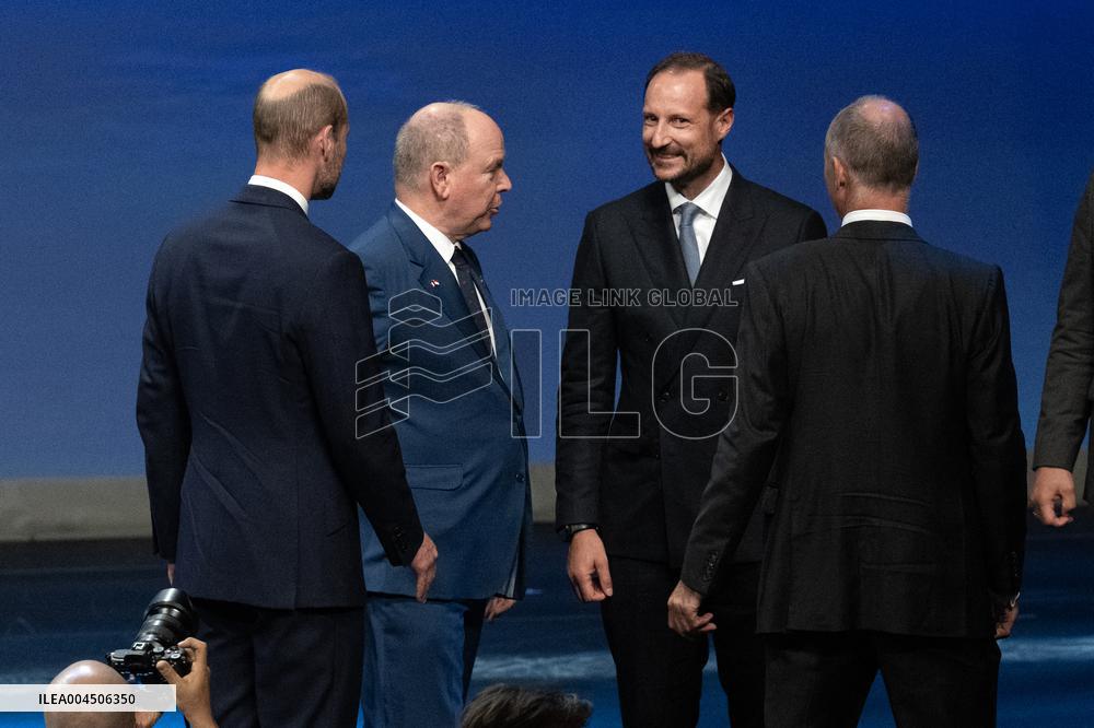 French President Macron visits- Monaco