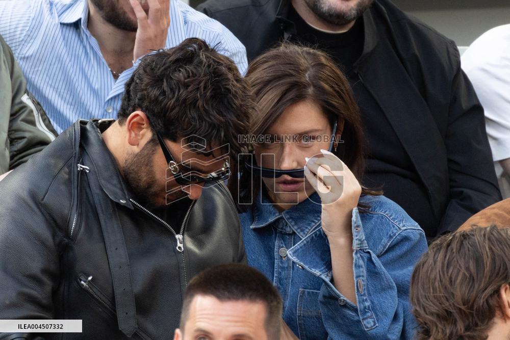 2025 French Open - Celebrities In Stand Day 15 NB