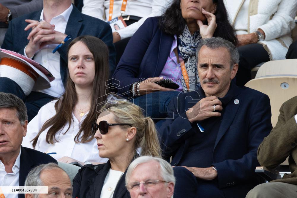 2025 French Open - Celebrities In Stand Day 15 NB