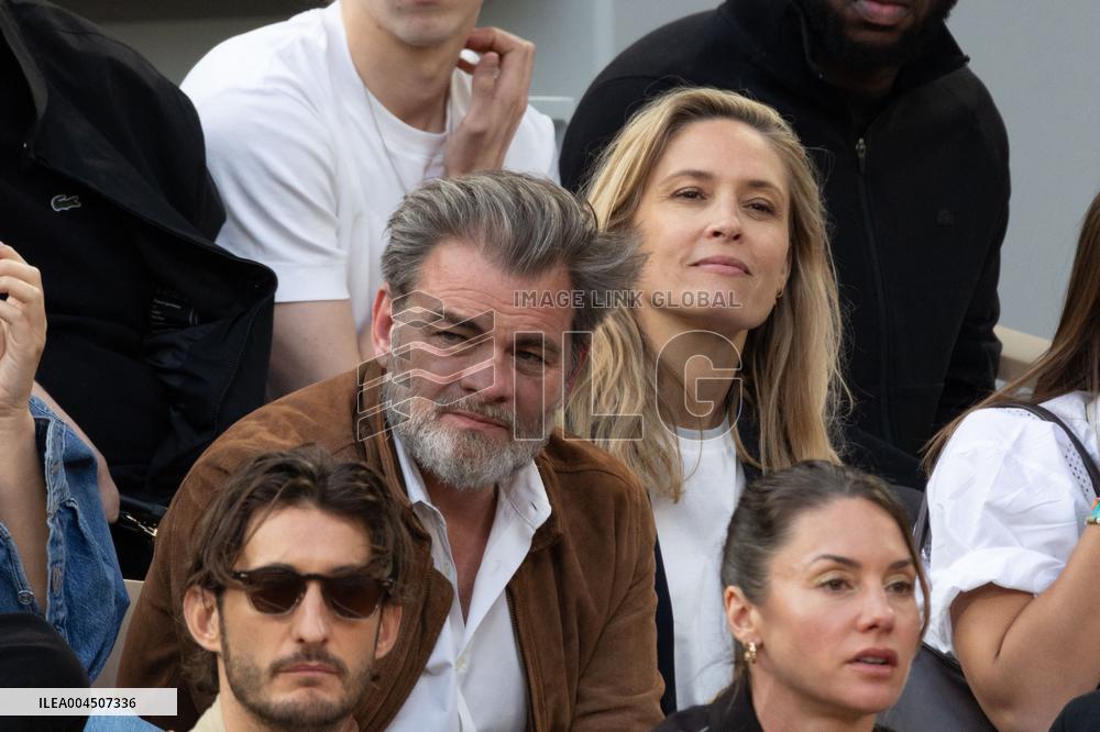 2025 French Open - Celebrities In Stand Day 15 NB