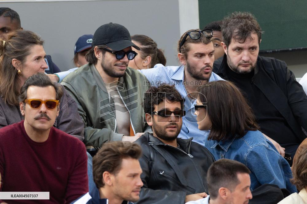 2025 French Open - Celebrities In Stand Day 15 NB