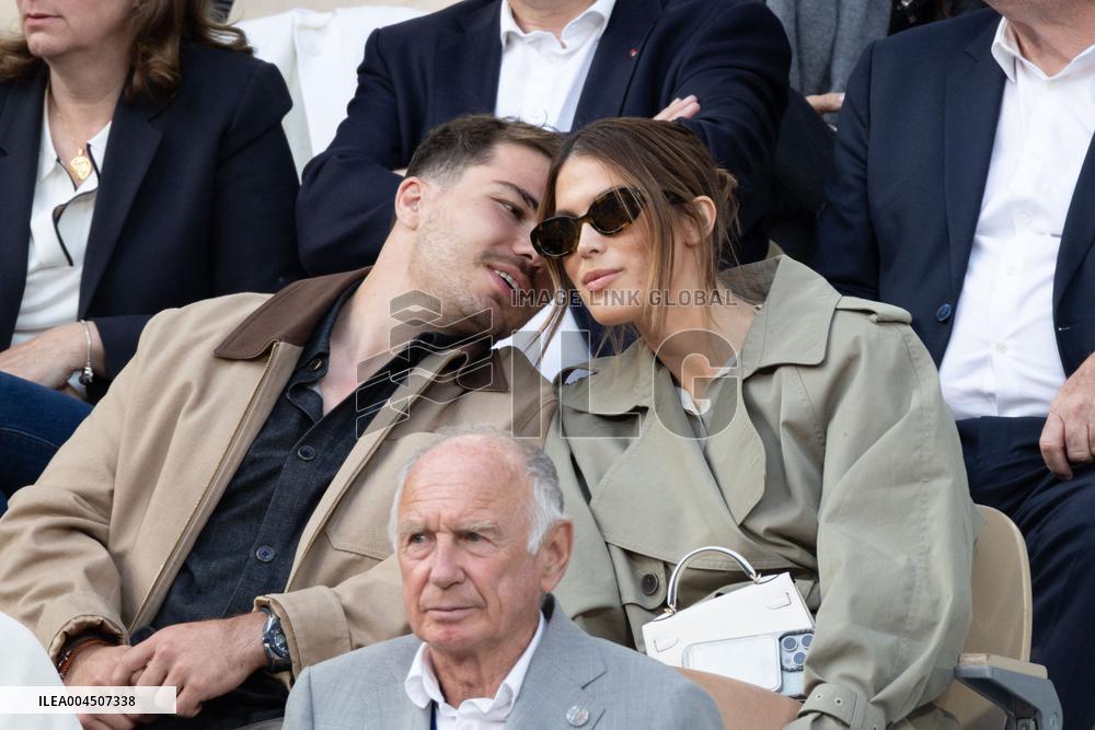 2025 French Open - Celebrities In Stand Day 15 NB