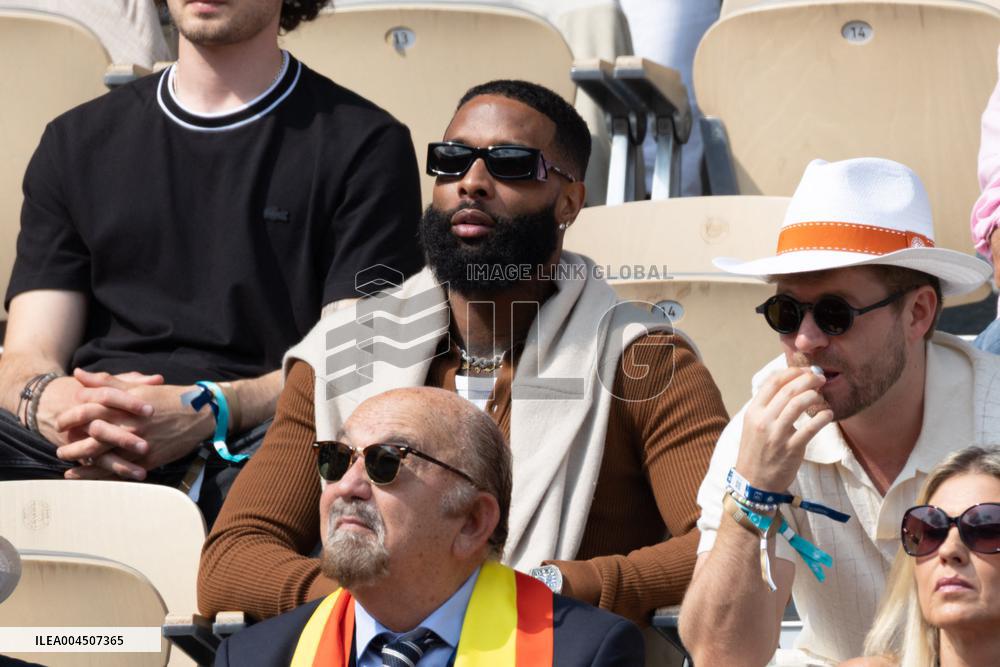 2025 French Open - Celebrities In Stand Day 15 NB