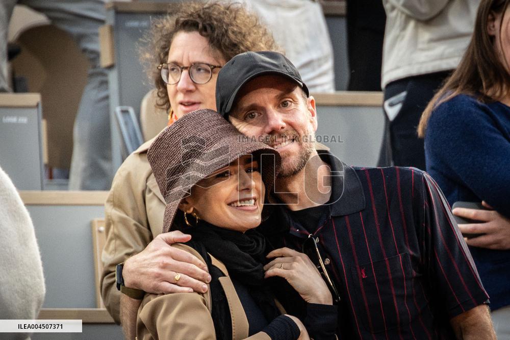 2025 French Open - Celebrities In Stand Day 15 NB