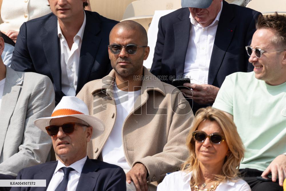 2025 French Open - Celebrities In Stand Day 15 NB