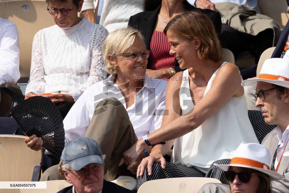 2025 French Open - Celebrities In Stand Day 15 NB