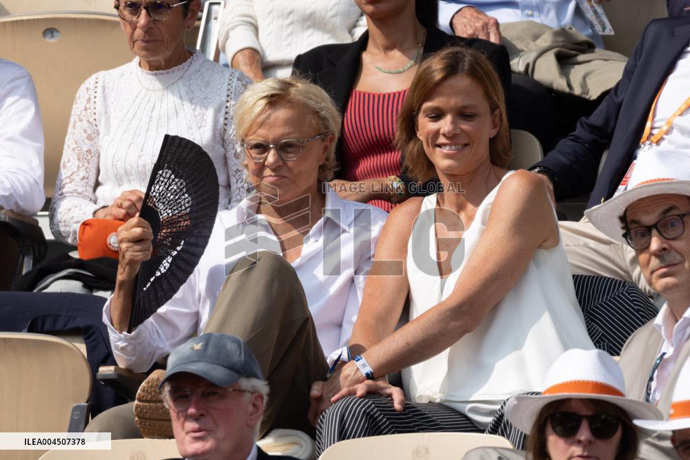 2025 French Open - Celebrities In Stand Day 15 NB