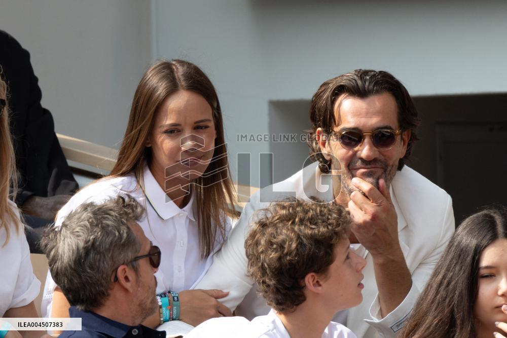 2025 French Open - Celebrities In Stand Day 15 NB