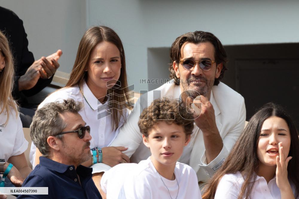 2025 French Open - Celebrities In Stand Day 15 NB