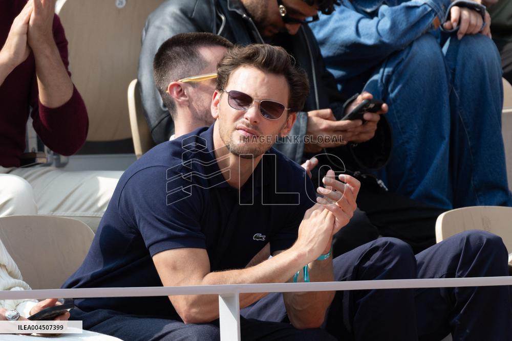 2025 French Open - Celebrities In Stand Day 15 NB