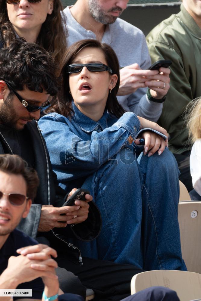 2025 French Open - Celebrities In Stand Day 15 NB