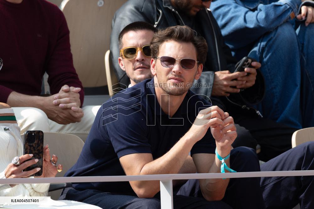 2025 French Open - Celebrities In Stand Day 15 NB