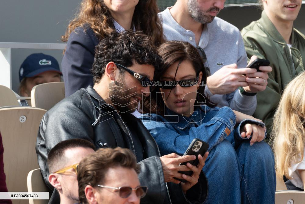 2025 French Open - Celebrities In Stand Day 15 NB