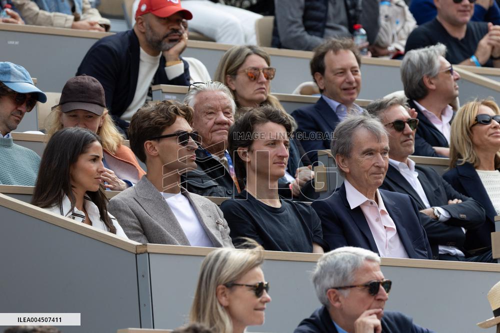 2025 French Open - Celebrities In Stand Day 15 NB