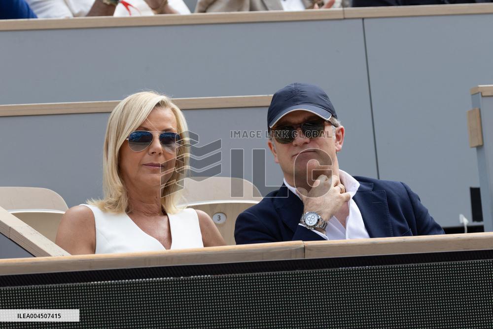 2025 French Open - Celebrities In Stand Day 15 NB