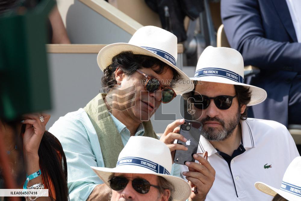 2025 French Open - Celebrities In Stand Day 15 NB