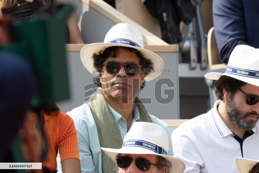 2025 French Open - Celebrities In Stand Day 15 NB
