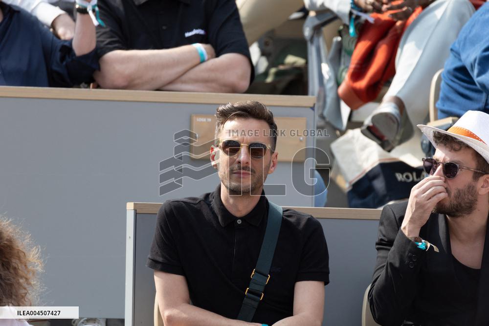 2025 French Open - Celebrities In Stand Day 15 NB