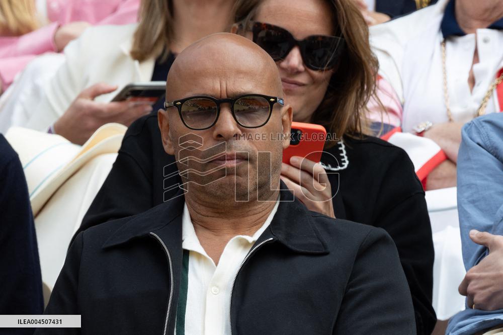 2025 French Open - Celebrities In Stand Day 15 NB