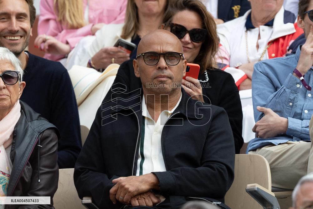2025 French Open - Celebrities In Stand Day 15 NB