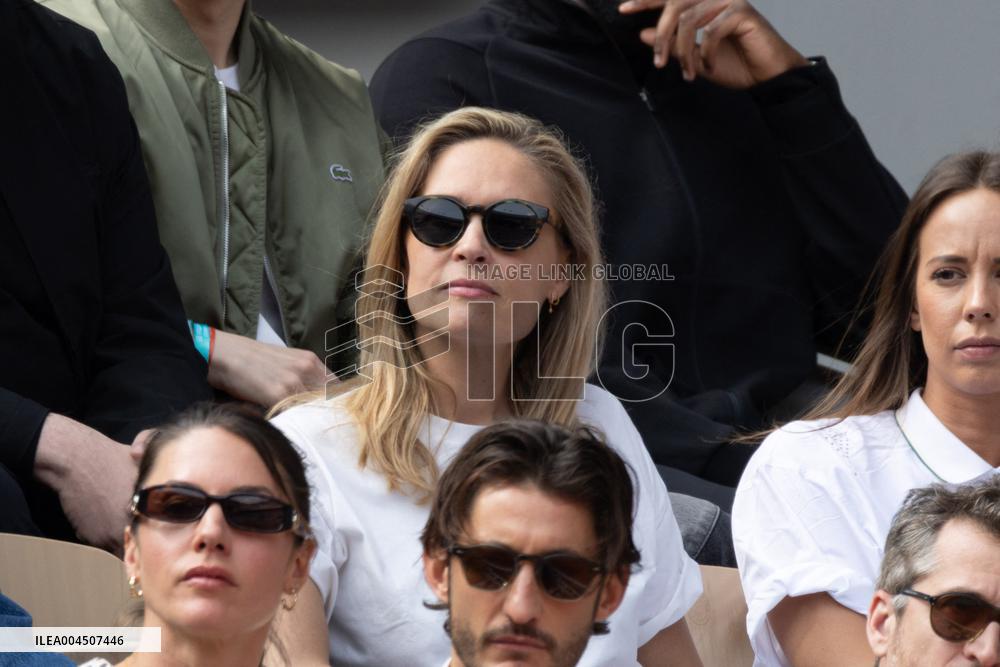 2025 French Open - Celebrities In Stand Day 15 NB