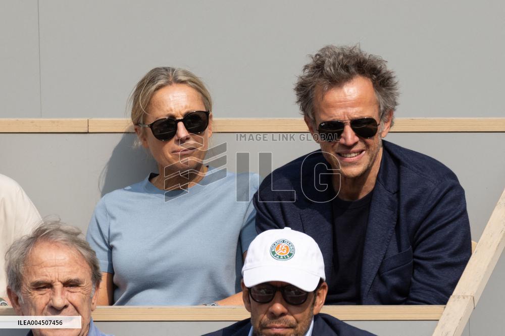 2025 French Open - Celebrities In Stand Day 15 NB