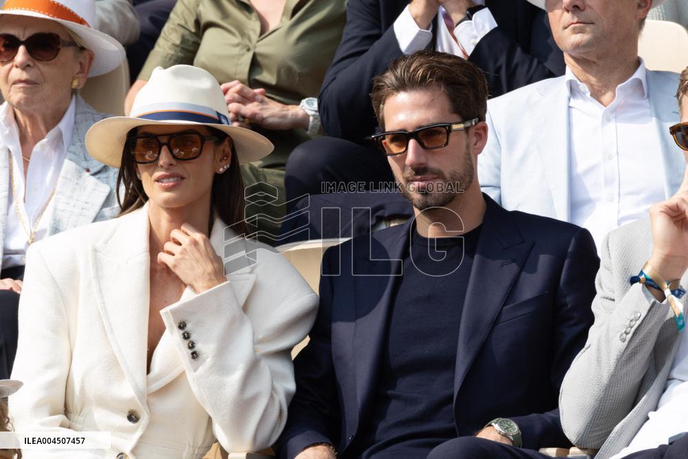 2025 French Open - Celebrities In Stand Day 15 NB