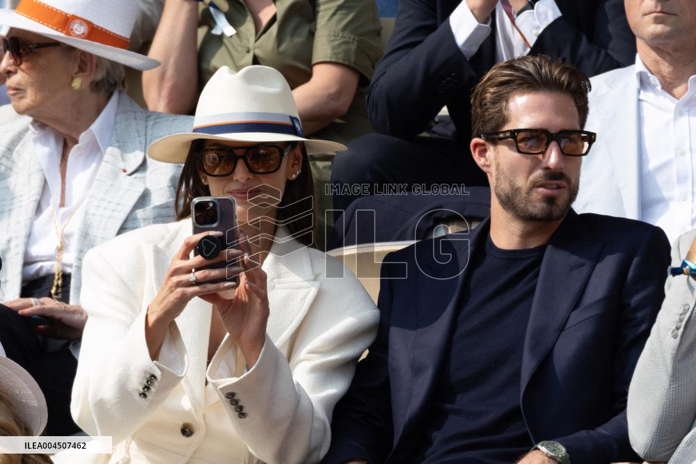 2025 French Open - Celebrities In Stand Day 15 NB