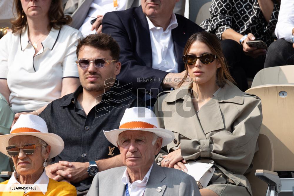 2025 French Open - Celebrities In Stand Day 15 NB