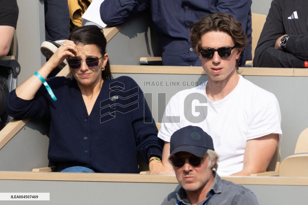 2025 French Open - Celebrities In Stand Day 15 NB