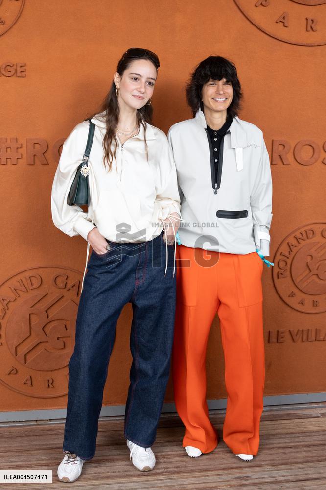 2025 French Open - Celebrities at Village Day 15 NB