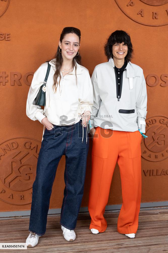 2025 French Open - Celebrities at Village Day 15 NB