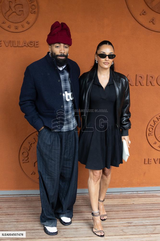 2025 French Open - Celebrities at Village Day 15 NB