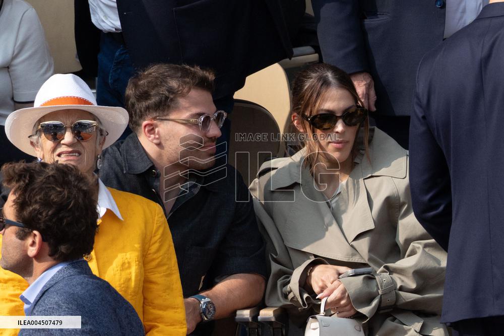 2025 French Open - Celebrities In Stand Day 15 NB