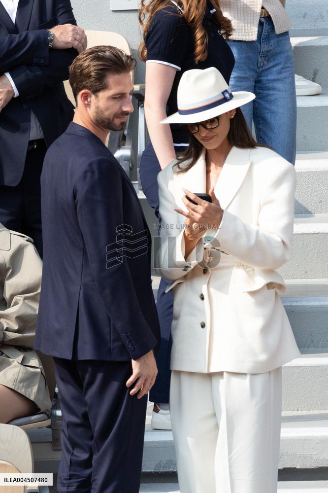 2025 French Open - Celebrities In Stand Day 15 NB