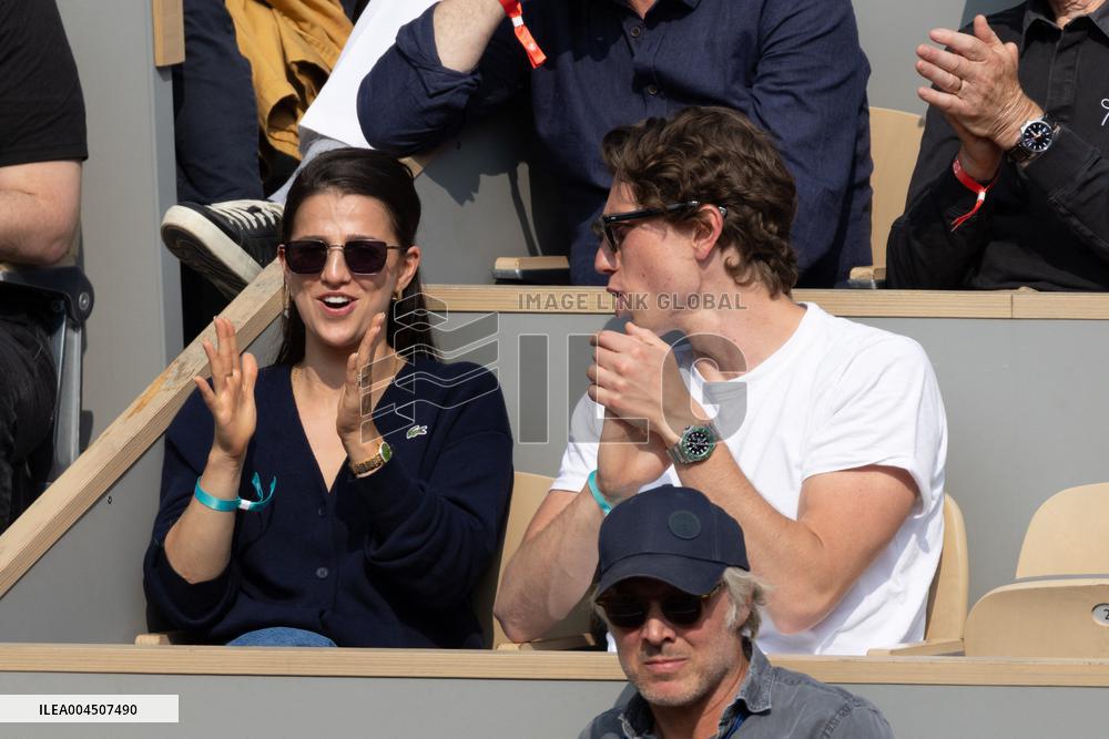 2025 French Open - Celebrities In Stand Day 15 NB