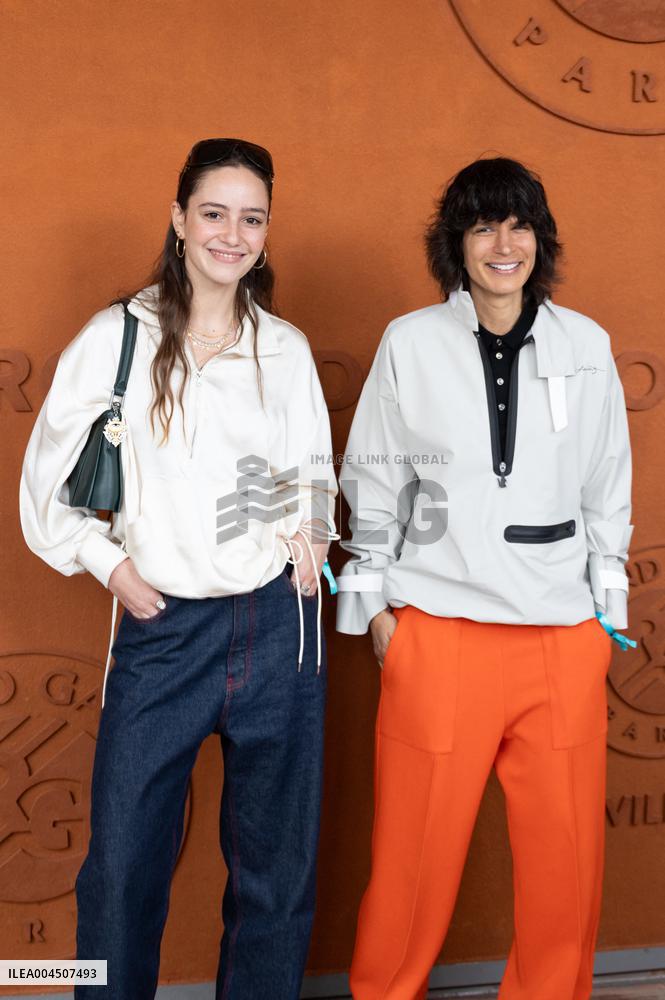 2025 French Open - Celebrities at Village Day 15 NB