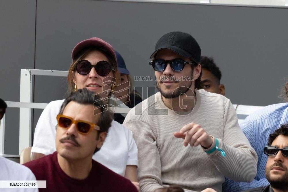 2025 French Open - Celebrities In Stand Day 15 NB