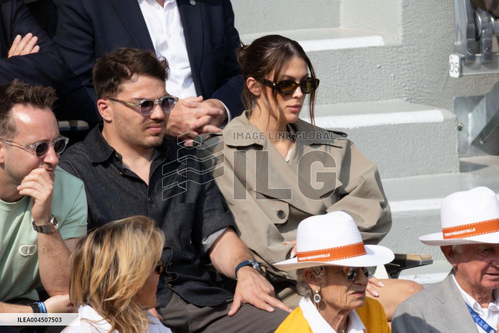 2025 French Open - Celebrities In Stand Day 15 NB