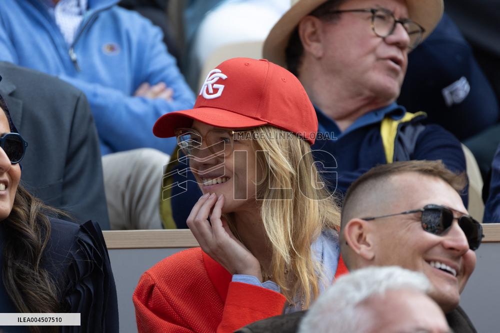 2025 French Open - Celebrities In Stand Day 15 NB