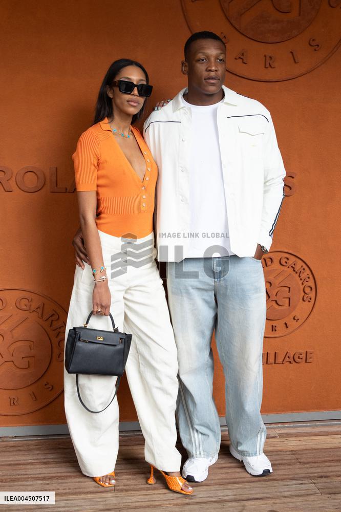 2025 French Open - Celebrities at Village Day 15 NB